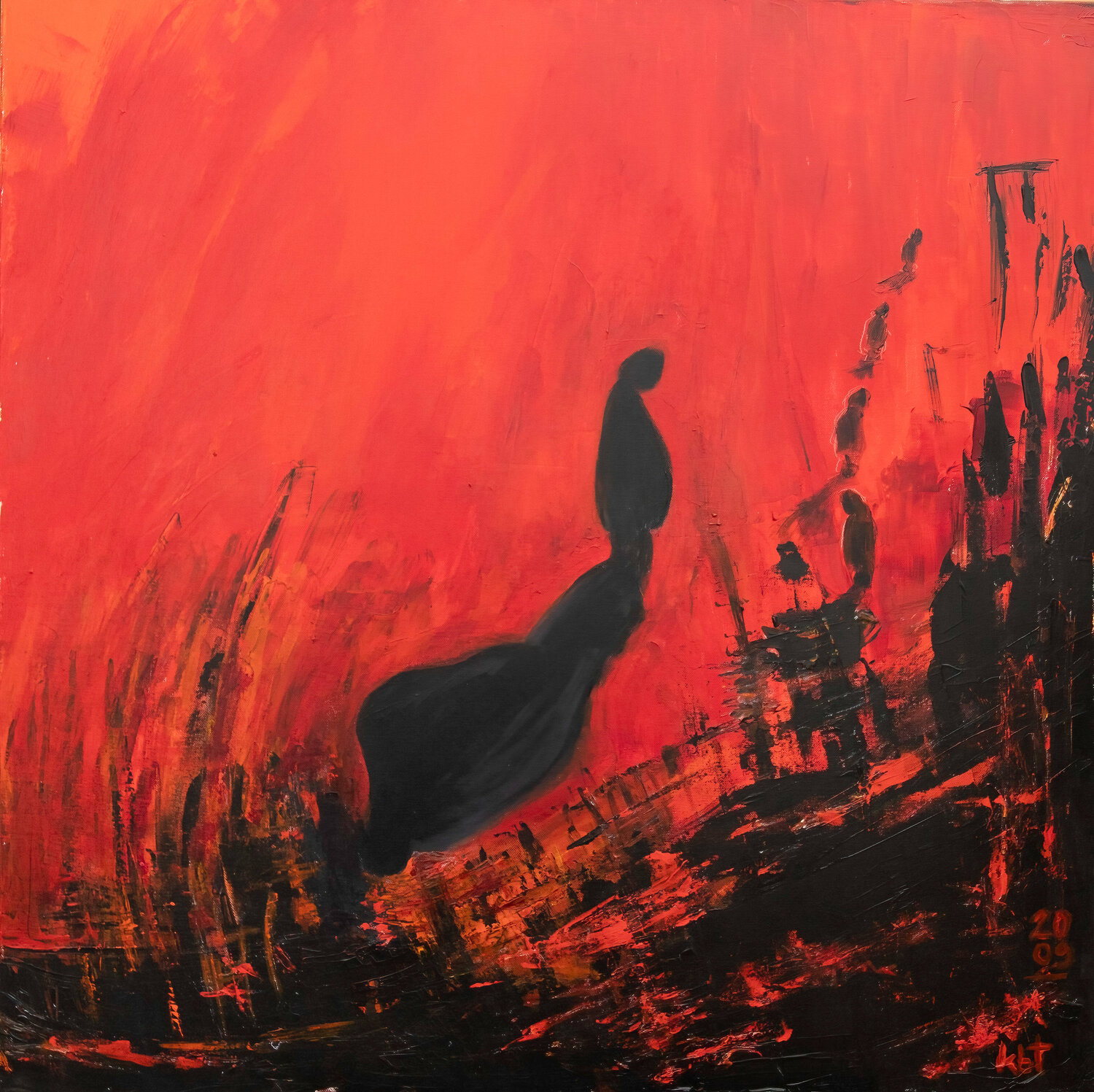 Where Are We Going? Kasia Turajczyk Original painting for sale