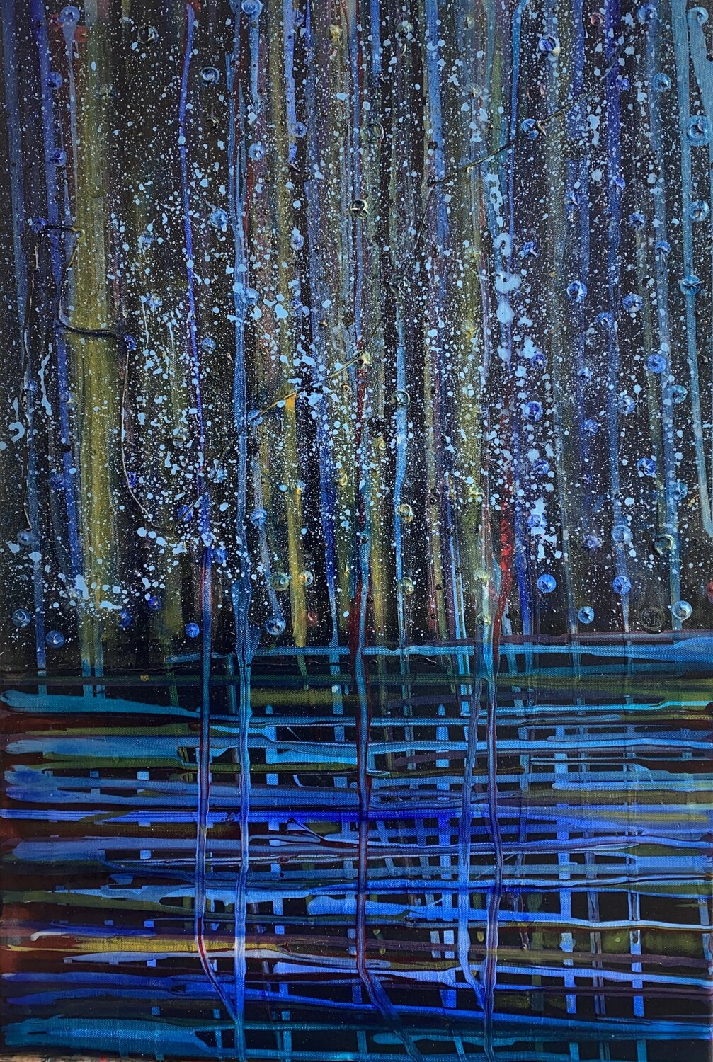 Nocturnal Sonata Kasia Turajczyk Original painting for sale