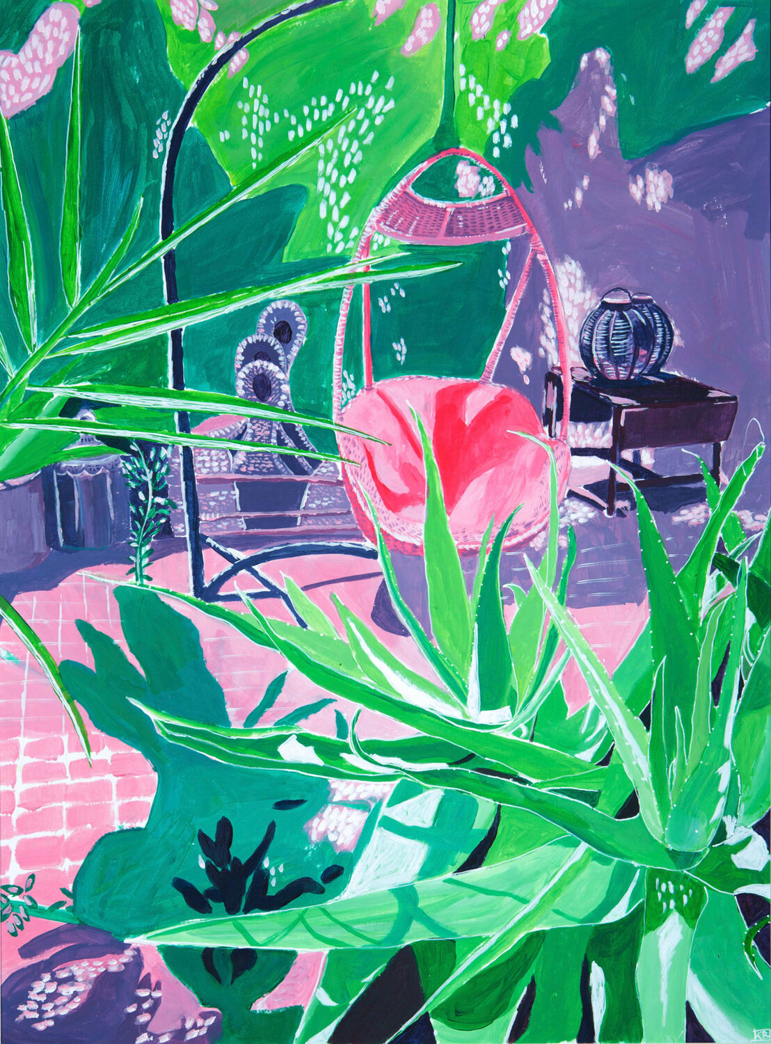 Stillness Karina Brzostowski Original painting for sale
