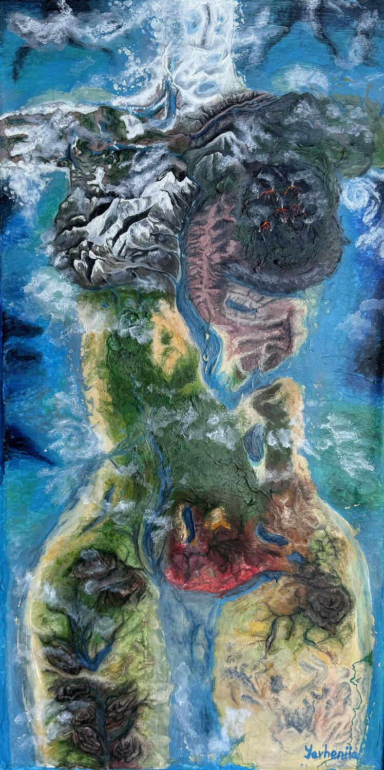 Terre Yevheniia Lytovchenko Original painting for sale