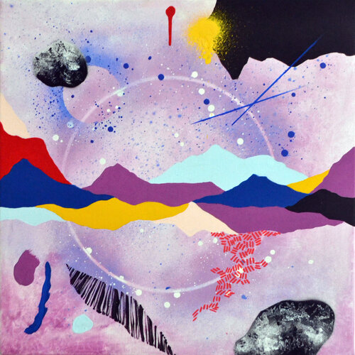 Reflejo astral by Nataline Pomar, Painting for Sale on Select