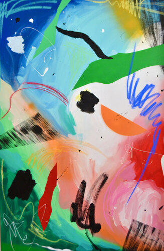 Abismo by Nataline Pomar, Painting for Sale on Select