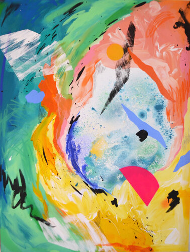 Ecuación de Dirac by Nataline Pomar, Painting for Sale on Select