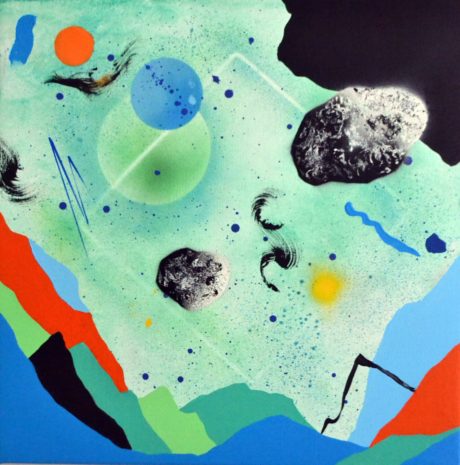 Danza Celestial Nataline Pomar Original painting for sale