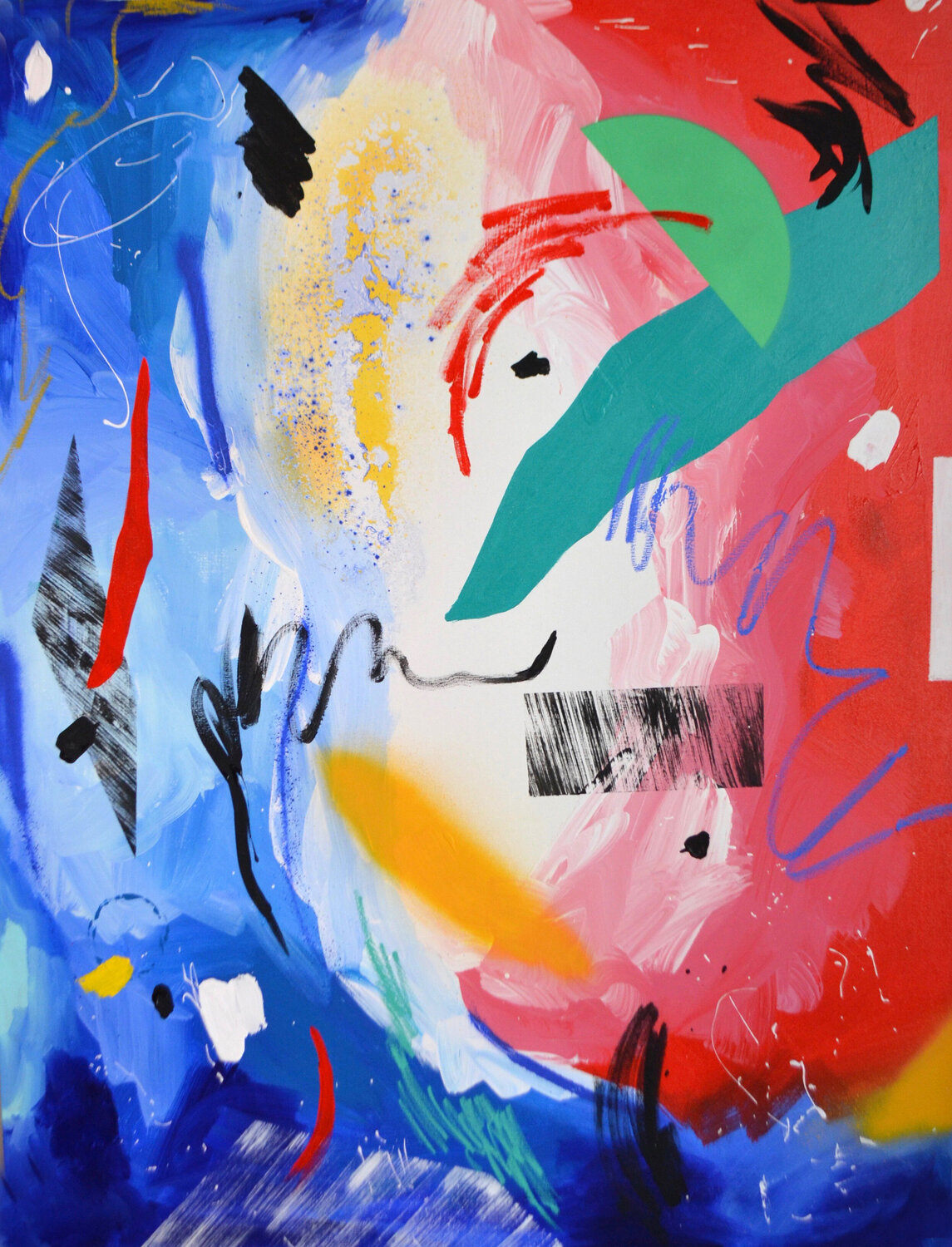 Grieta gravitacional Nataline Pomar Original painting for sale