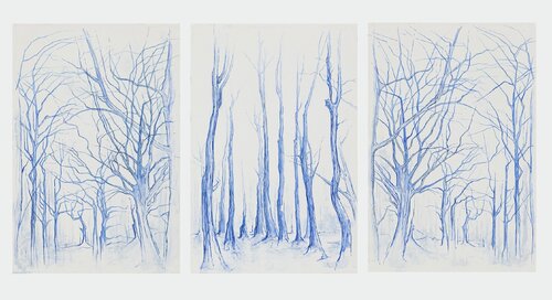 Silent Structures by Evi Schartner, Painting for Sale on Select