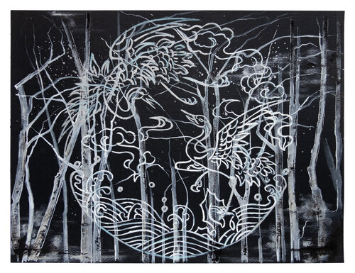 Sky & Tide by Evi Schartner, Painting for Sale on Select