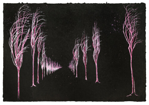 Faint Frequency by Evi Schartner, Painting for Sale on Select
