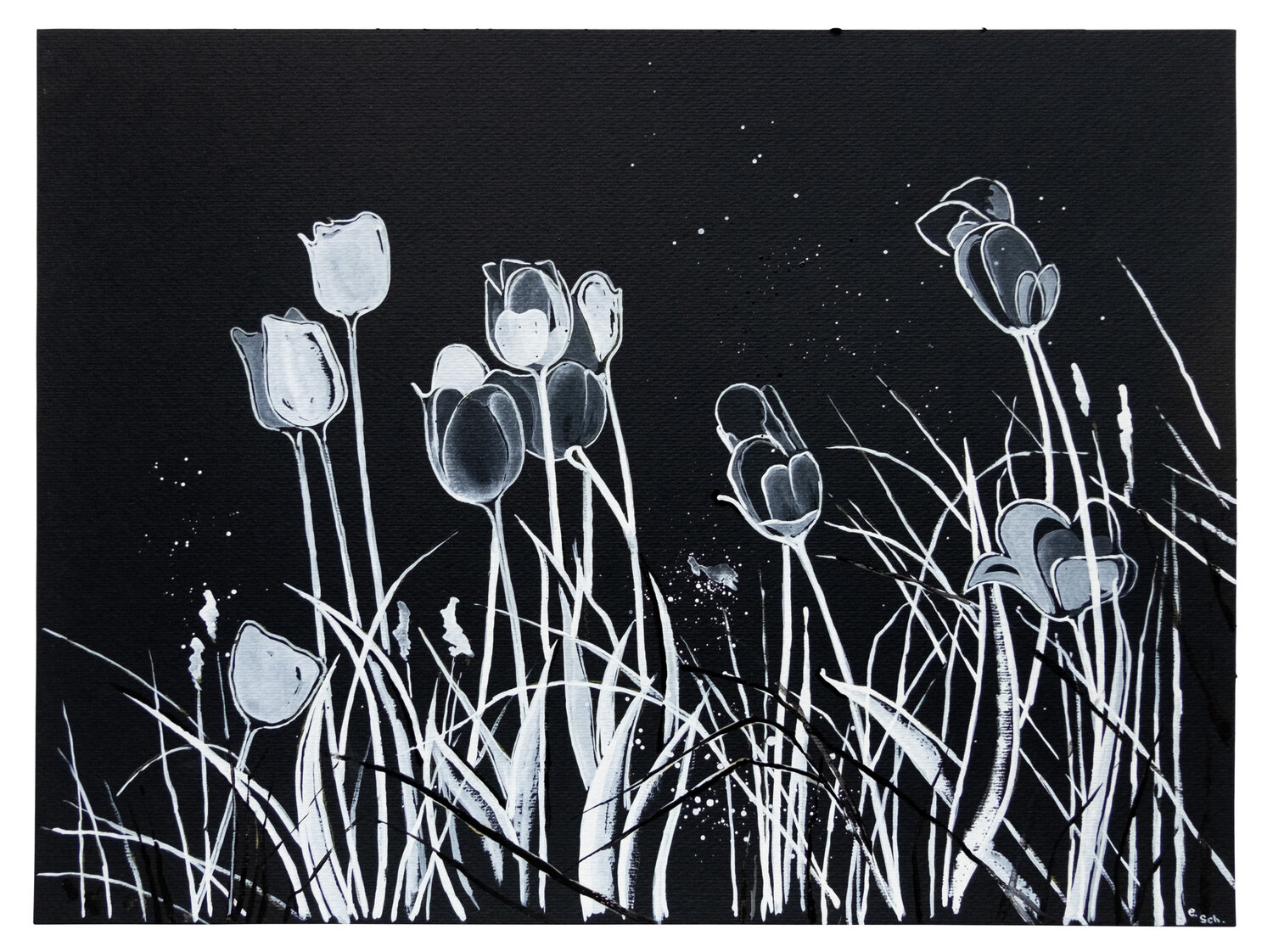Silent Night Evi Schartner Original painting for sale