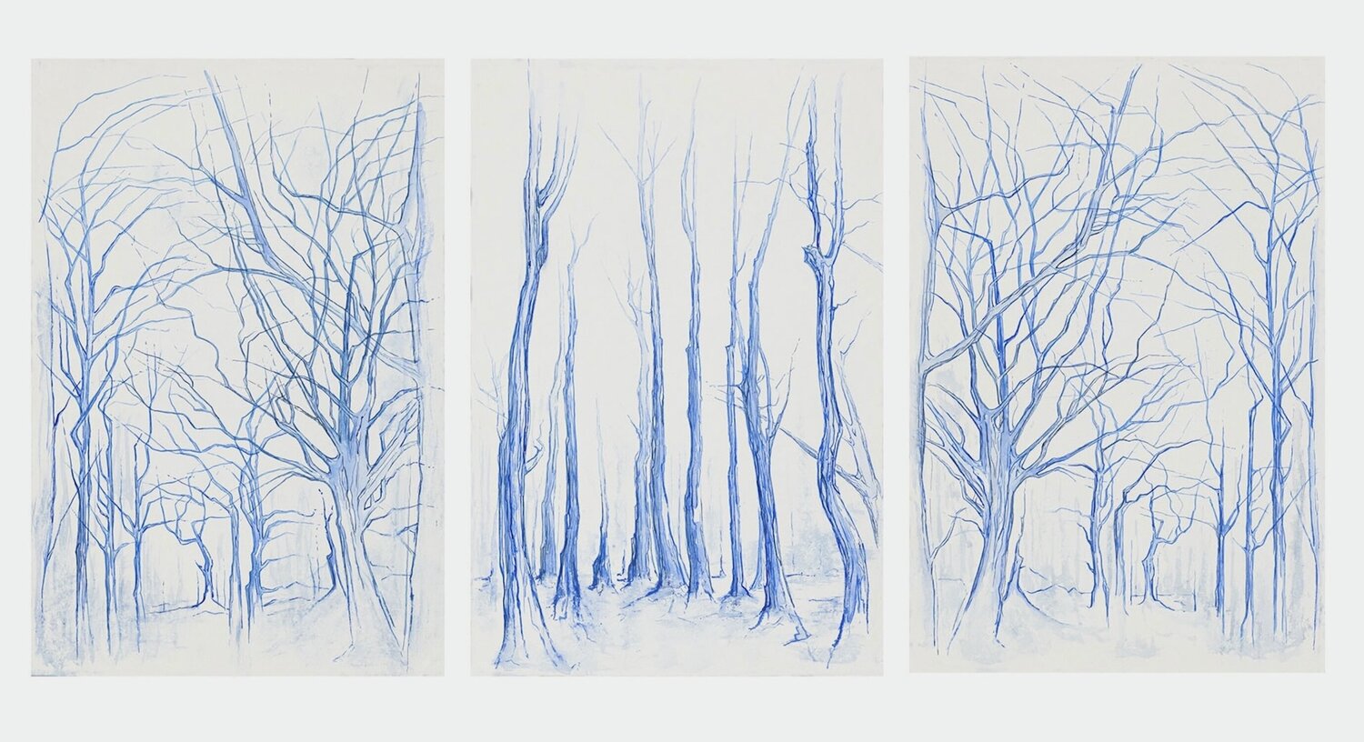 Silent Structures Evi Schartner Original painting for sale
