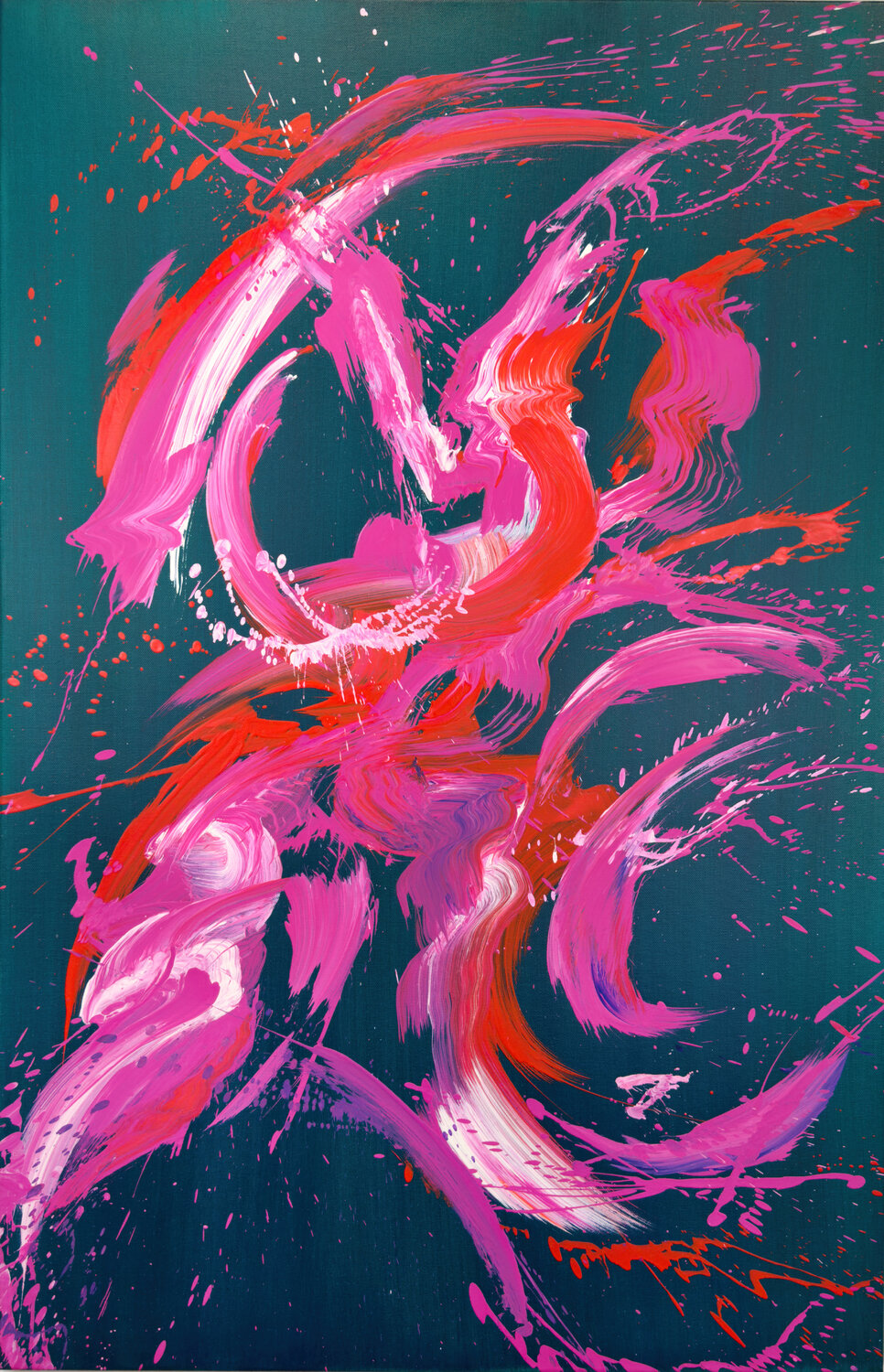 Cosmic Dancer II Claudia Botz Original painting for sale