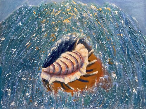 Spiral shells by Olga Ben Zur, Painting for Sale on Select
