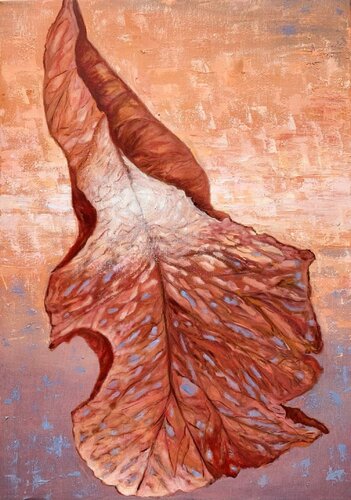 Autumn Shades Terraccota by Olga Ben Zur, Painting for Sale on Select
