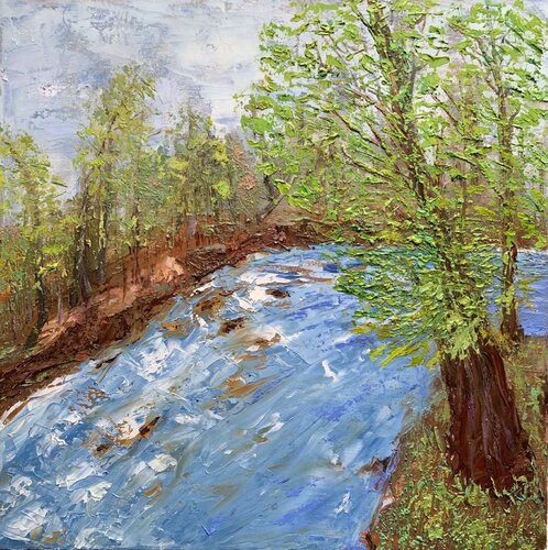 Freshness of nature by Olga Ben Zur, Painting for Sale on Select