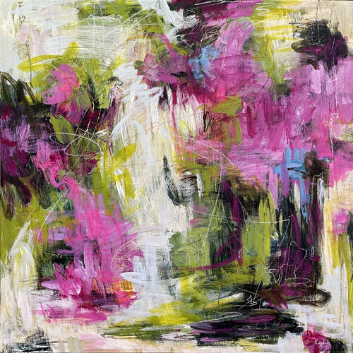 Blossom Burst by Anastasiia Krykun, Painting for Sale on Select