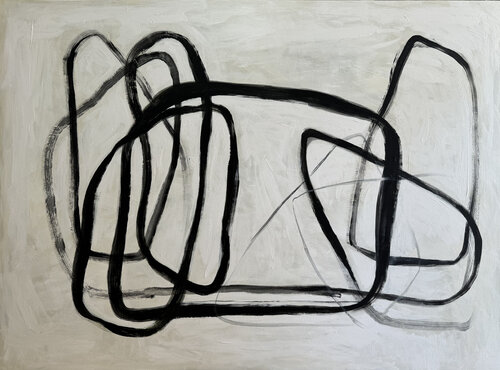 Fluid Motion by Anastasiia Krykun, Painting for Sale on Select