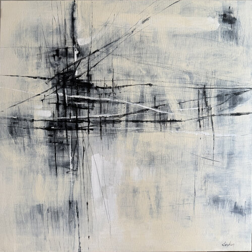 Tension and Flow by Anastasiia Krykun, Painting for Sale on Select