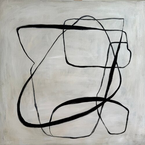 Contours of Calm by Anastasiia Krykun, Painting for Sale on Select