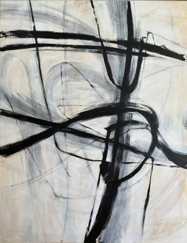 Urban Geometry by Anastasiia Krykun, Painting for Sale on Select