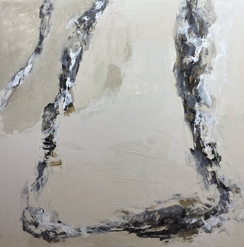 Dance of Silent Light by Anastasiia Krykun, Painting for Sale on Select