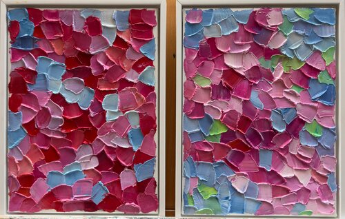 Candy Breeze (Set of 2) by Anastasiia Krykun, Painting for Sale on Select