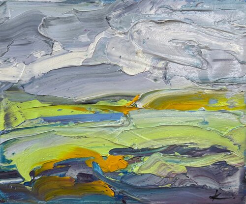 After the rain by Anastasiia Krykun, Painting for Sale on Select