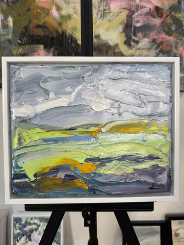 After the rain by Anastasiia Krykun, Painting for Sale on Select