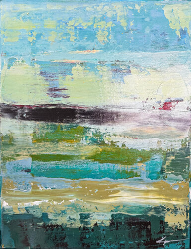 Sea of Silence by Anastasiia Krykun, Painting for Sale on Select