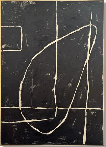 Between the lines by Anastasiia Krykun, Painting for Sale on Select