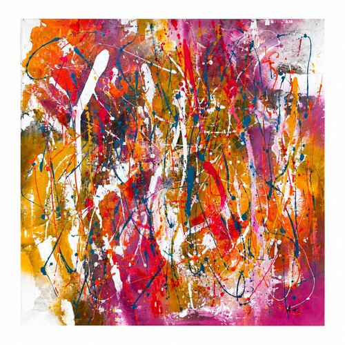 Chromatic Pulse by Anastasiia Krykun, Painting for Sale on Select