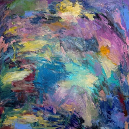Into the violet by Anastasiia Krykun, Painting for Sale on Select