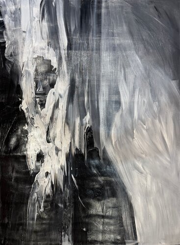 Silent Divide by Anastasiia Krykun, Painting for Sale on Select