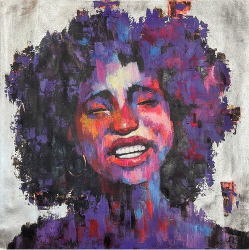 Electric Soul by Anastasiia Krykun, Painting for Sale on Select