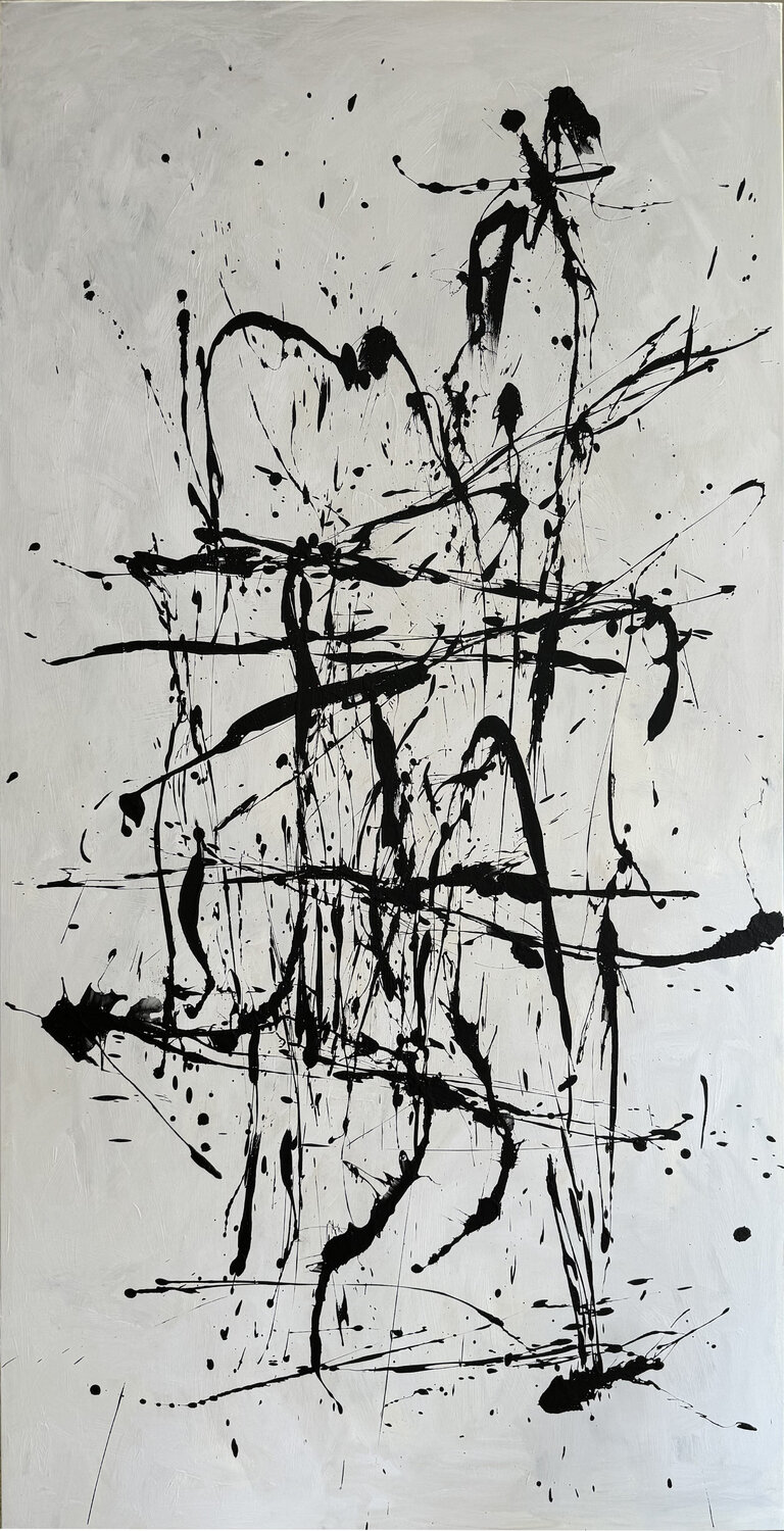 Monochrome Motion Anastasiia Krykun Original painting for sale