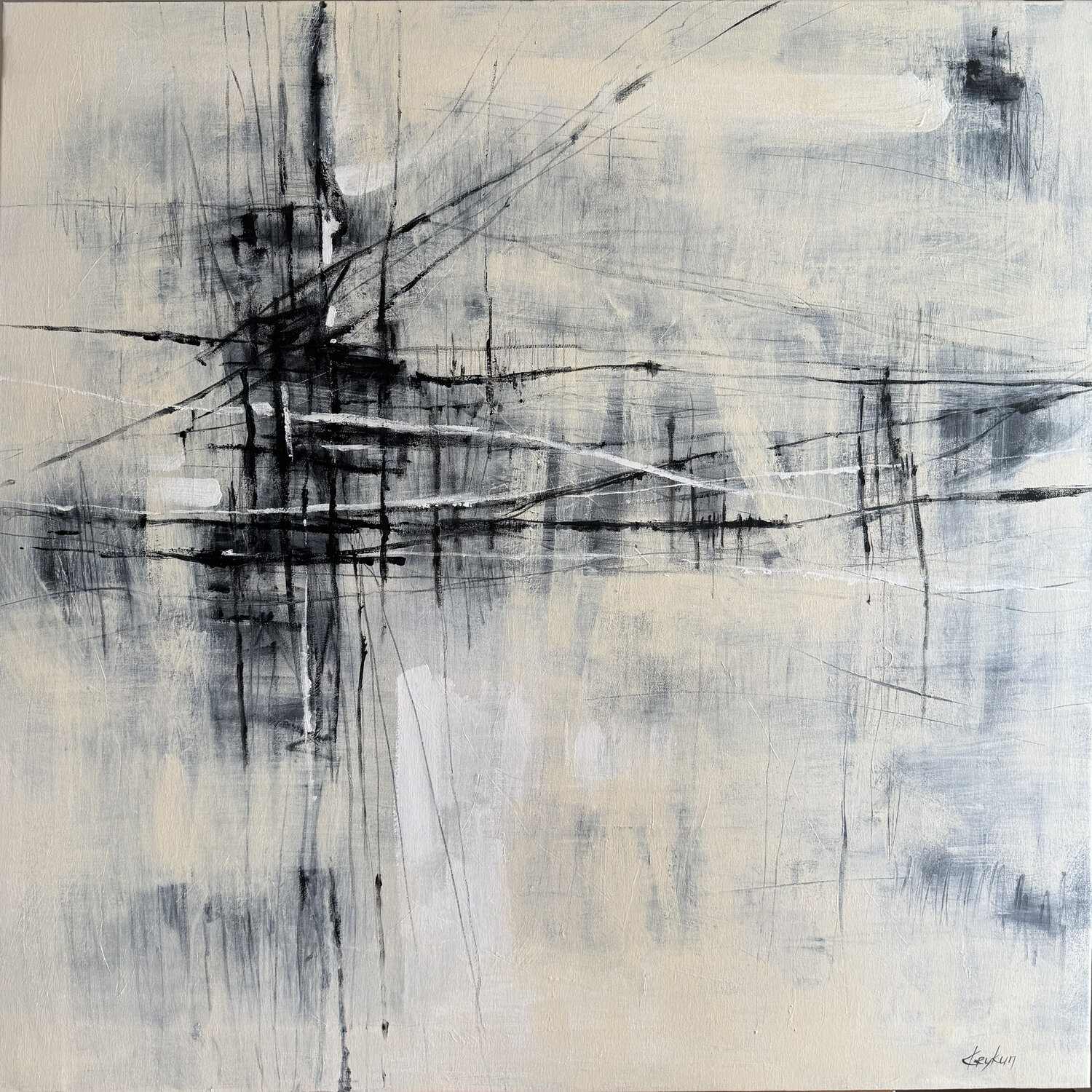 Tension and Flow Anastasiia Krykun Original painting for sale