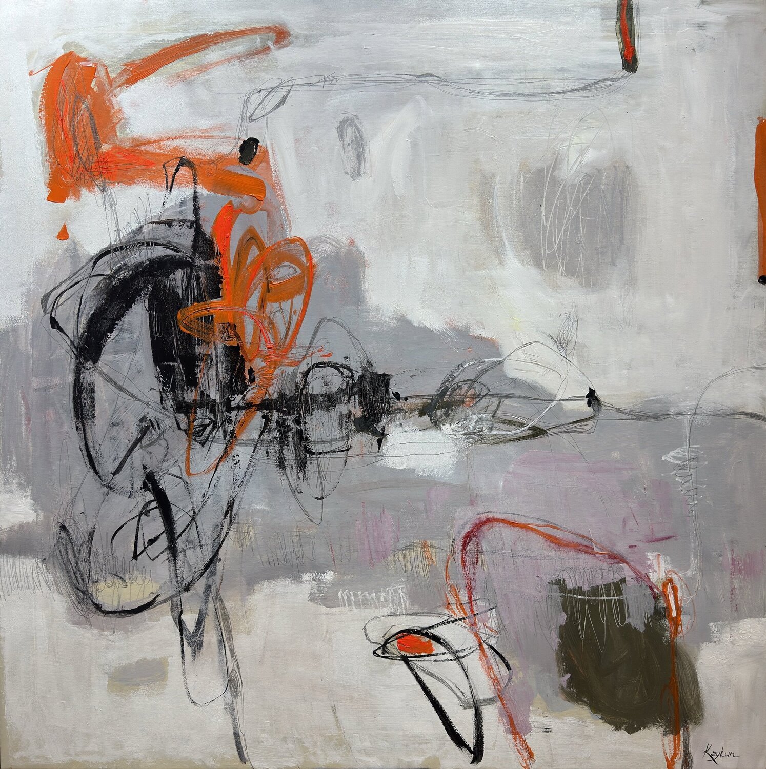 Echoes of Stillness Anastasiia Krykun Original painting for sale