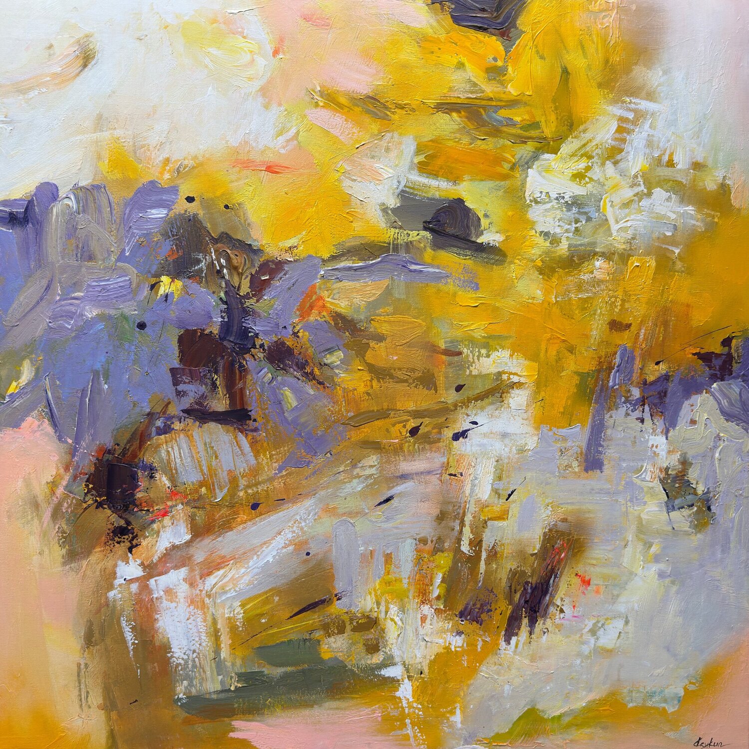 Fields of Light Anastasiia Krykun Original painting for sale