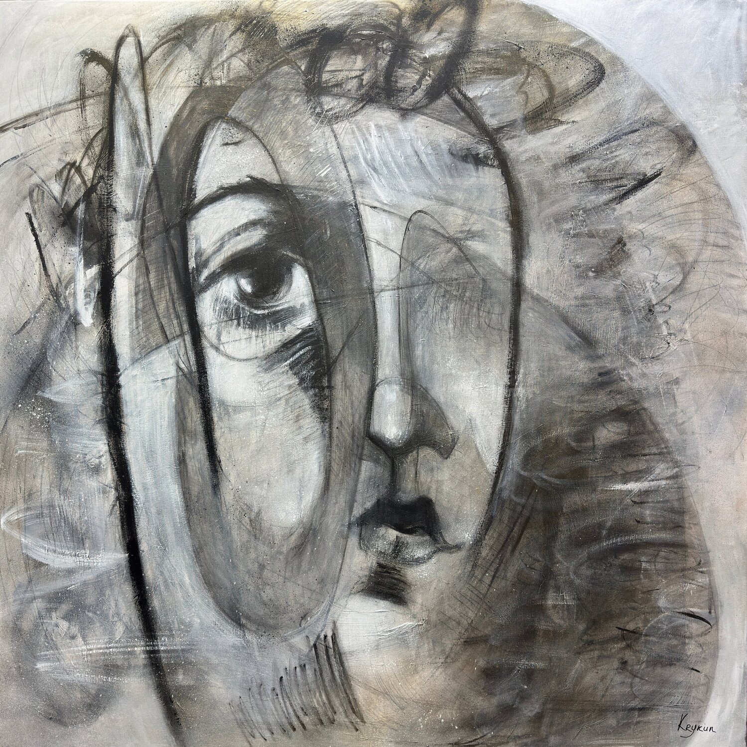 Invisible Queen Anastasiia Krykun Original painting for sale