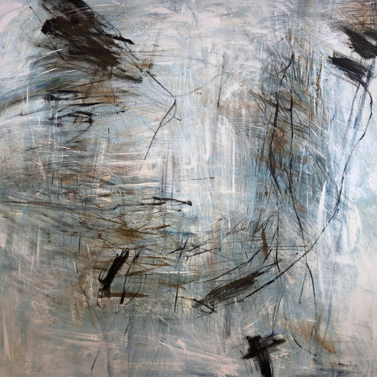 Blue Emotions Anastasiia Krykun Original painting for sale