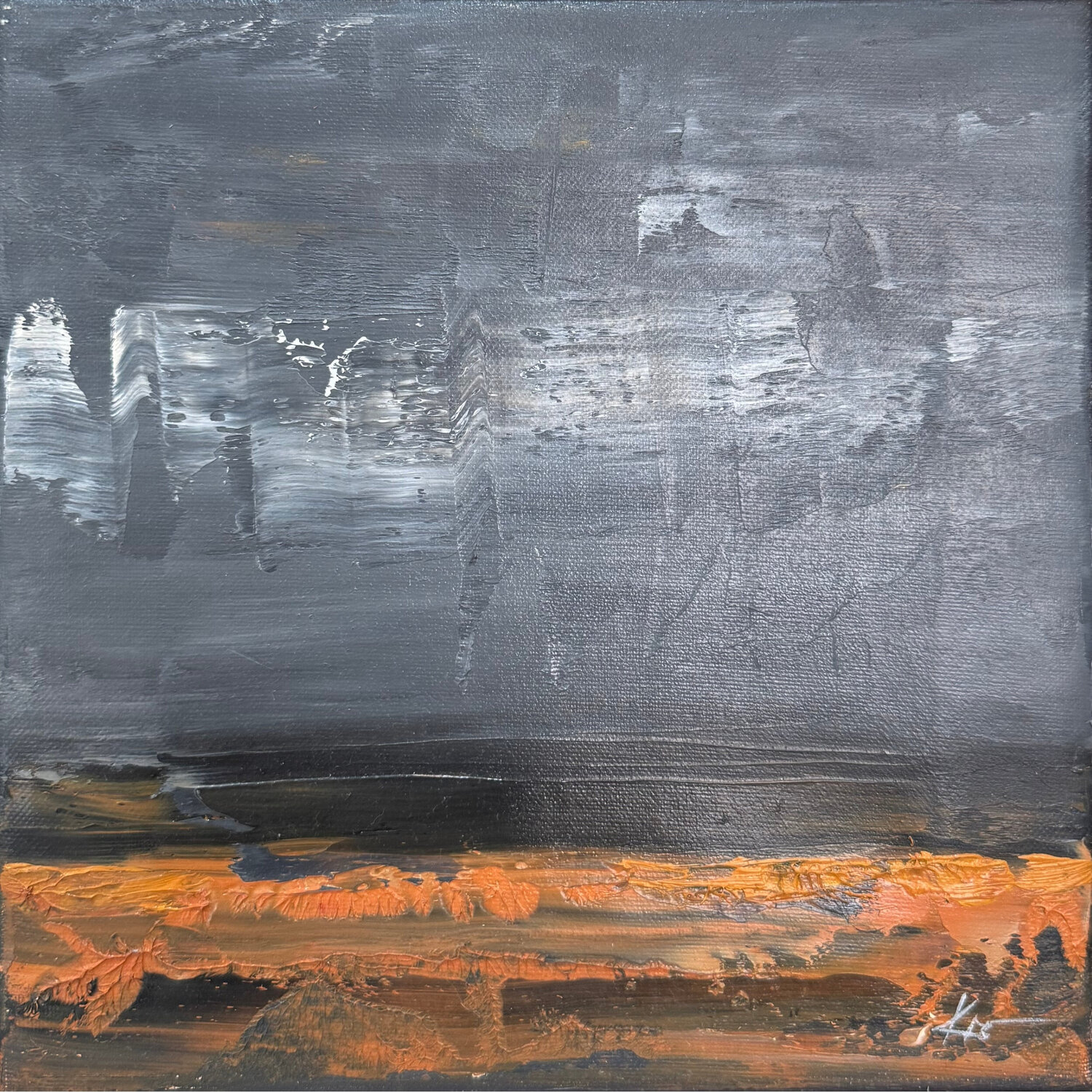 Ember Line Anastasiia Krykun Original painting for sale