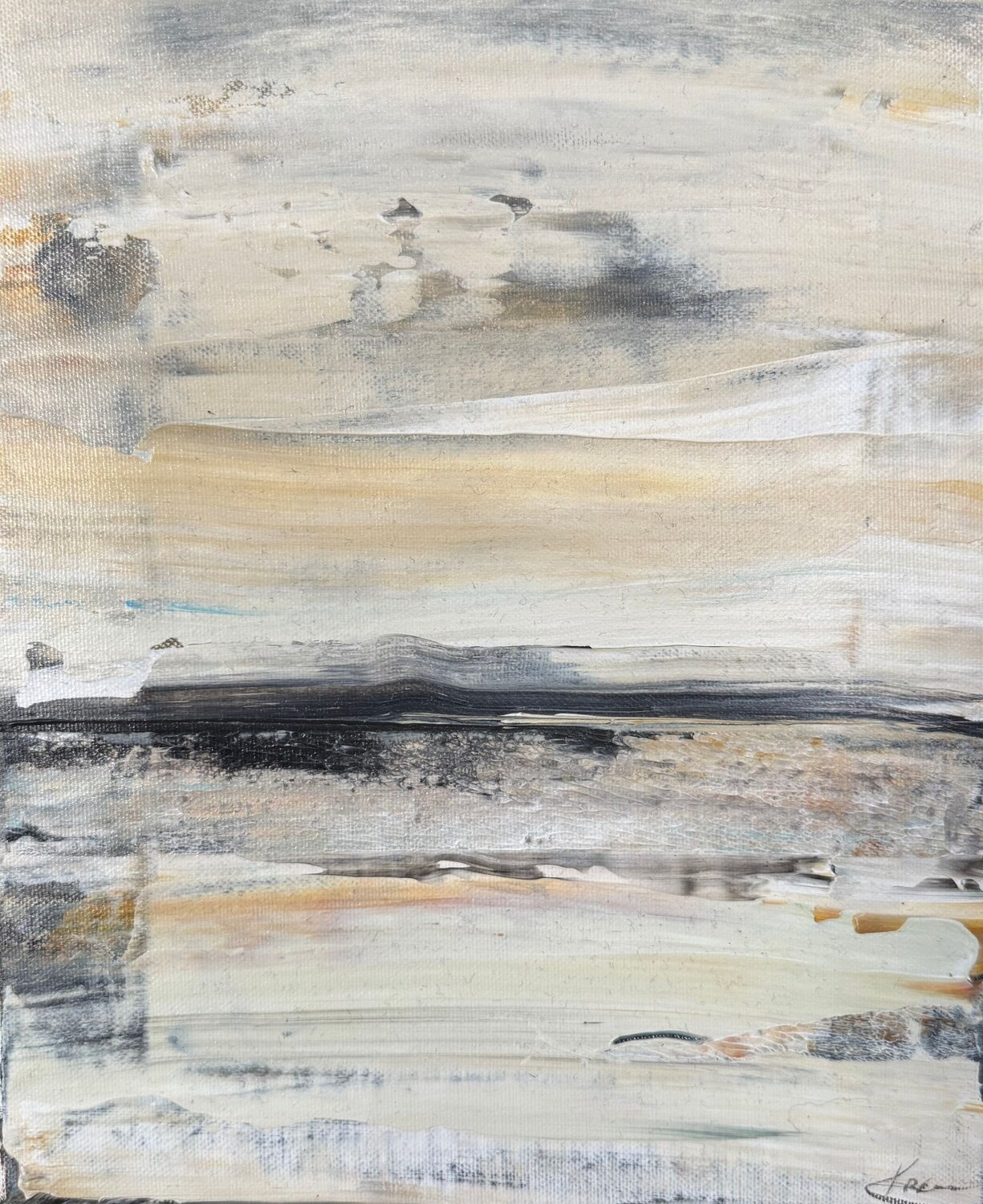 Silent Shore Anastasiia Krykun Original painting for sale