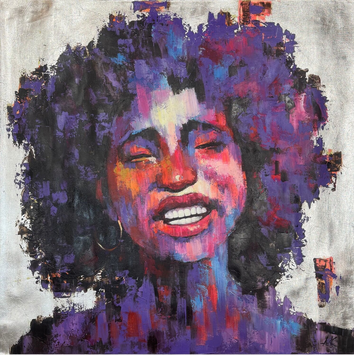 Electric Soul Anastasiia Krykun Original painting for sale
