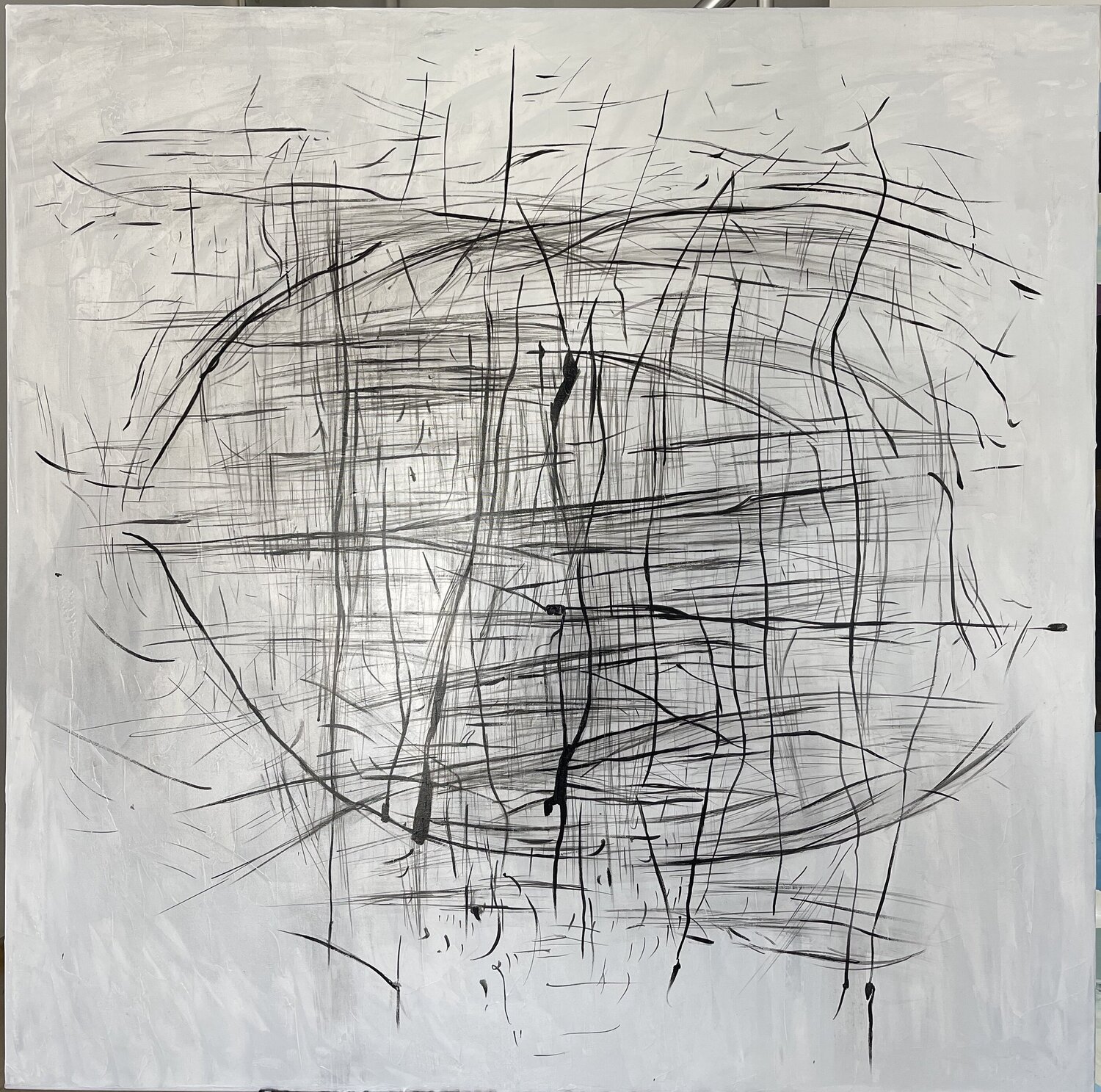Lines of Thought Anastasiia Krykun Originalgemälde zu verkaufen