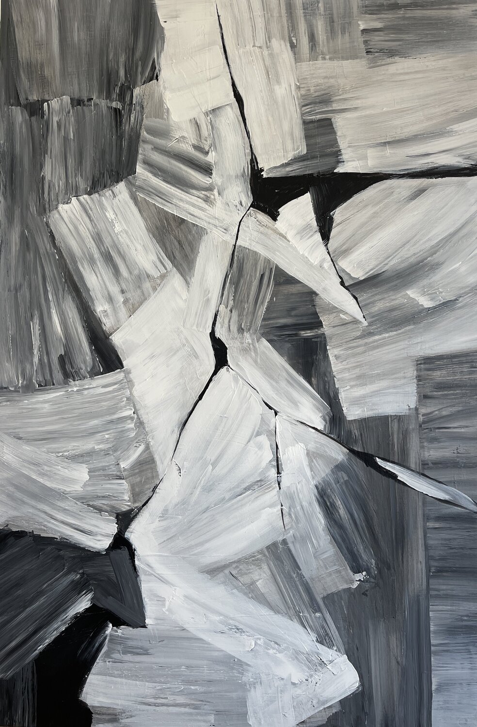 Fractured Harmony Anastasiia Krykun Originalgemälde zu verkaufen