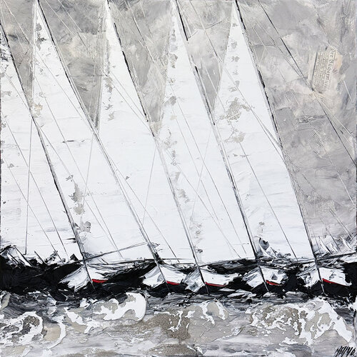 Un vent de liberté… (PAYSAGE ABSTRAIT 2026) by Olivier Messas, Painting for Sale on Select
