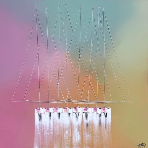 Un été en mer… (ESPRIT VOILE 2026) by Olivier Messas, Painting for Sale on Select