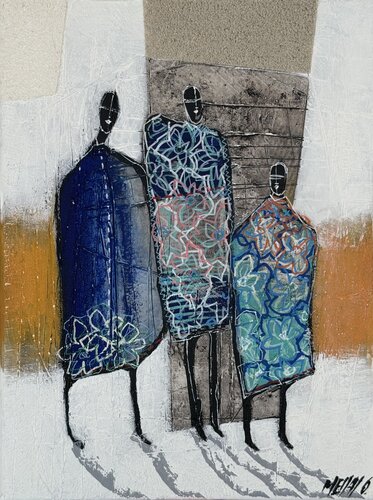 Il était une fois une famille… III (VISAGE & FACE 2026) by Olivier Messas, Painting for Sale on Select
