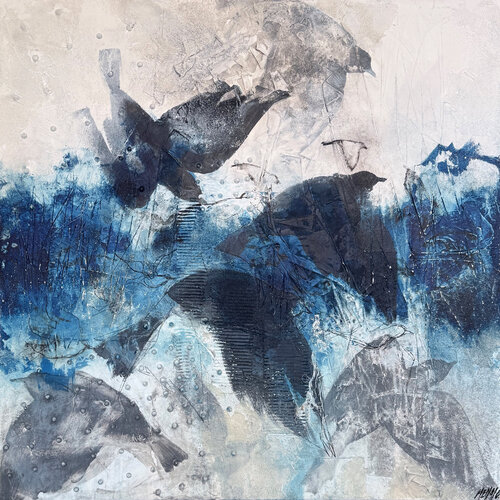 Vers de nouveaux horizons... (PAYSAGE ABSTRAIT 2026) by Olivier Messas, Painting for Sale on Select