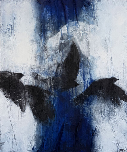 Les ailes de l'horizon... (PAYSAGE ABSTRAIT 2026) by Olivier Messas, Painting for Sale on Select