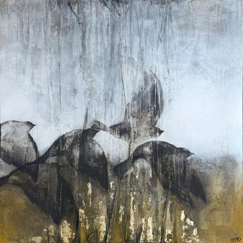 Les battements du matin... (PAYSAGE ABSTRAIT 2026) by Olivier Messas, Painting for Sale on Select